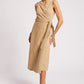 Dusk Denim Wrap Dress - Dune