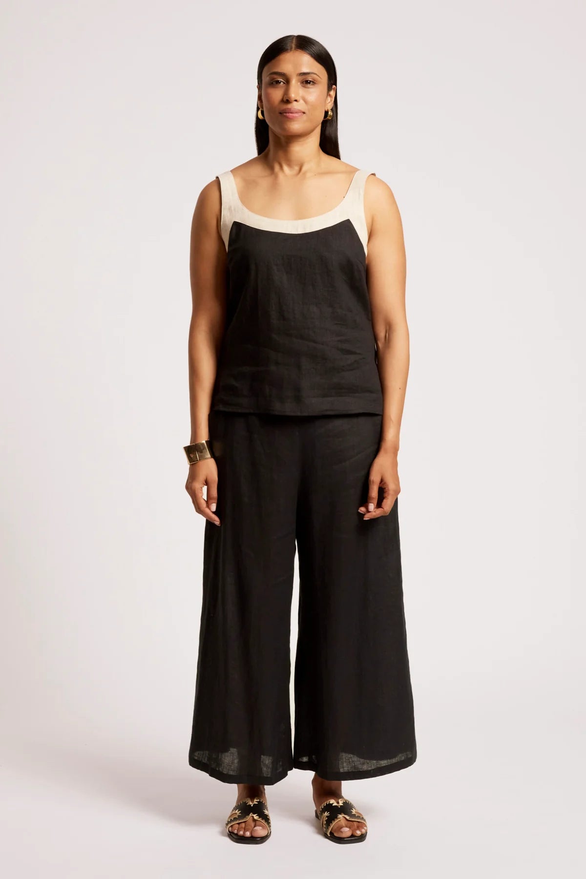 Maris Splice Tank - Black/Tusk