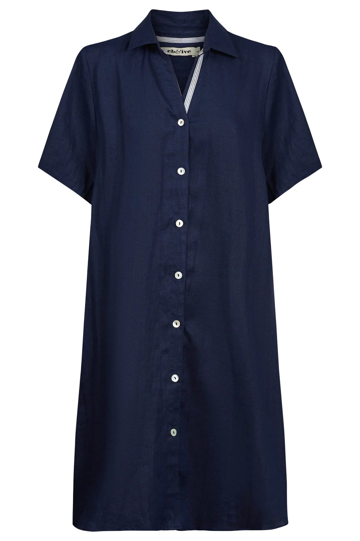Studio Short Shirt Dress Indigo