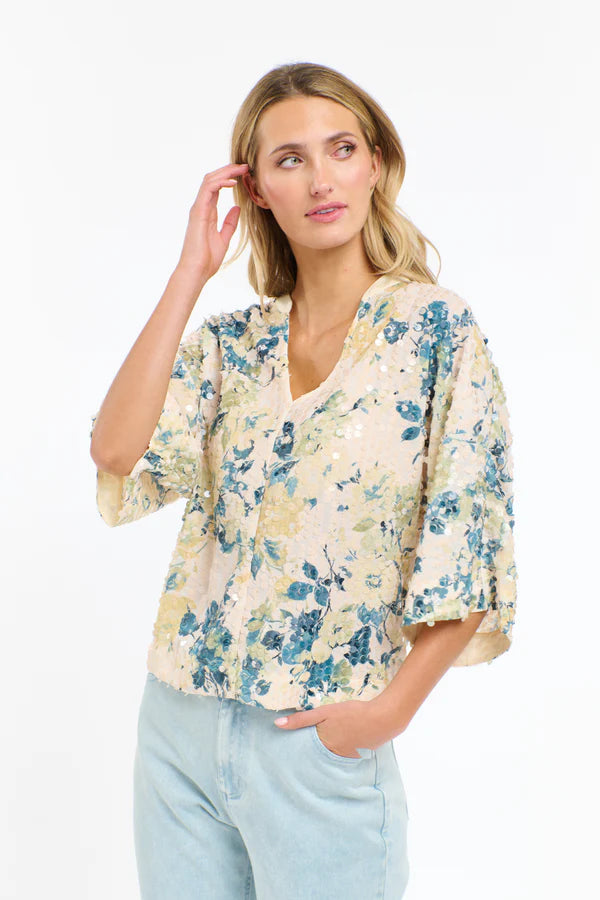 Geisha Sequins Top