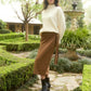 Freya Wrap Skirt - Toffee