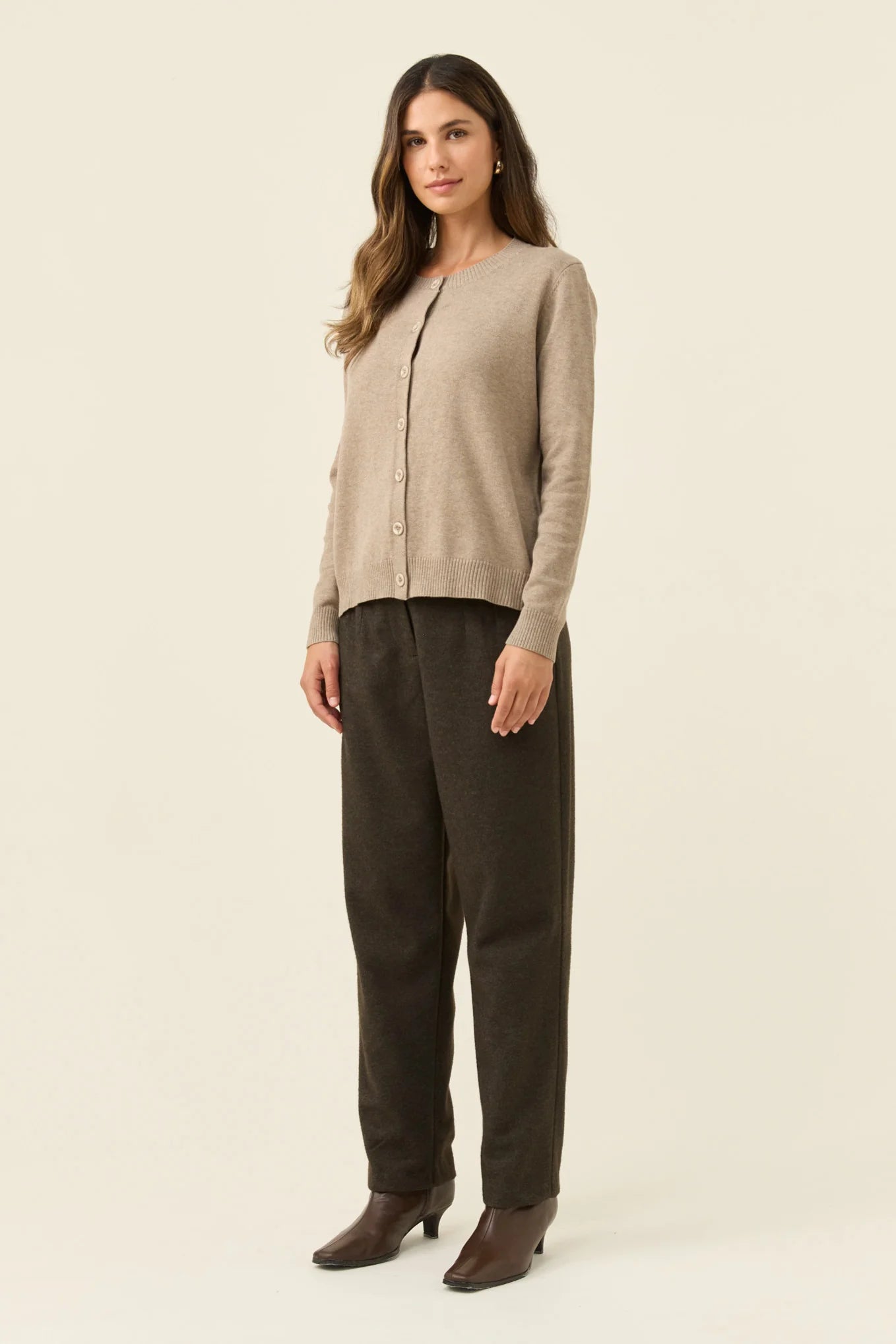Darby Cardigan Stone