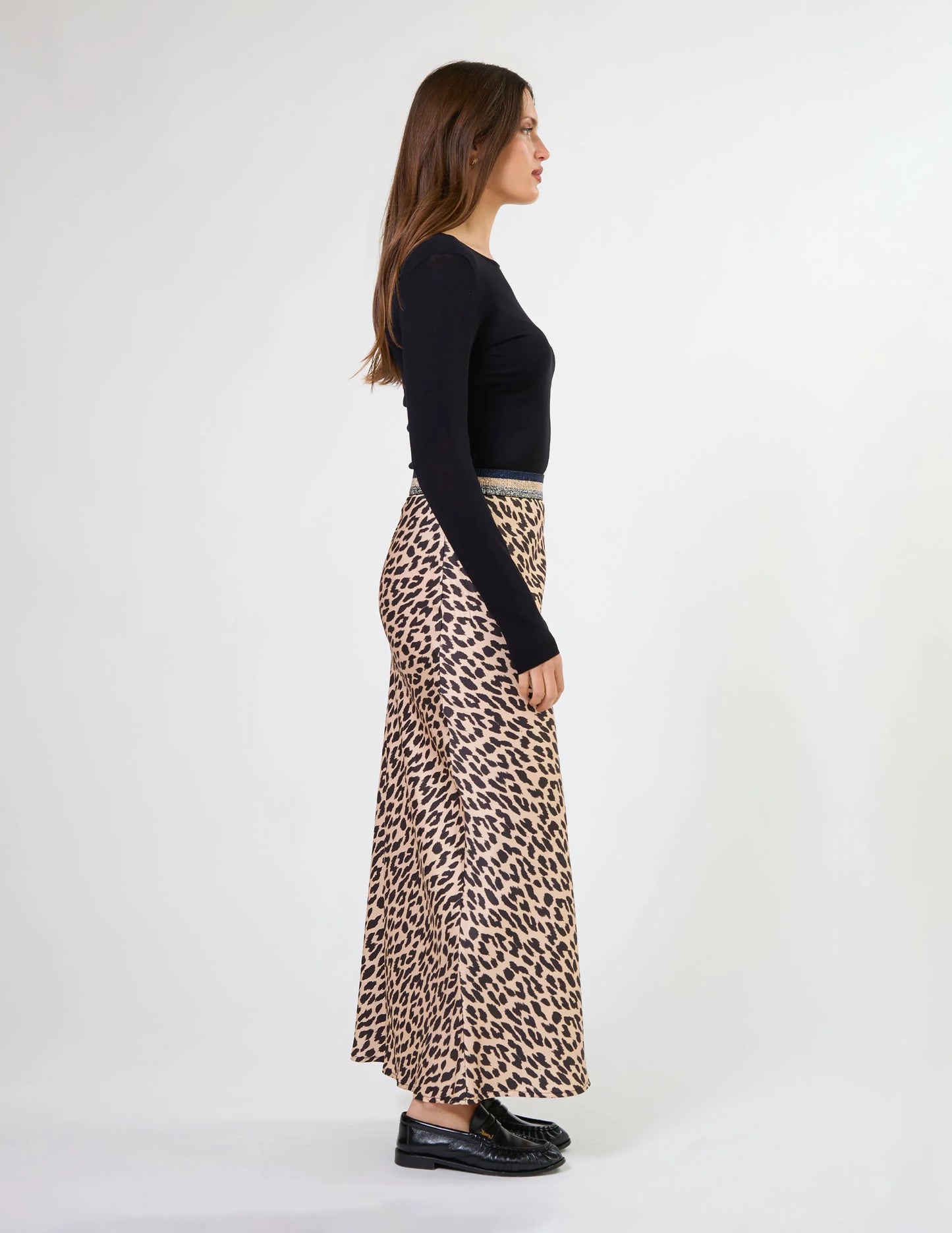 Bretta Skirt - Snow Leopard