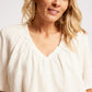 Cove Relaxed Top - White (One Size)