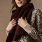 Calista Scarf - Mahogany