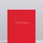 Christmas. Family Christmas Book. Red.