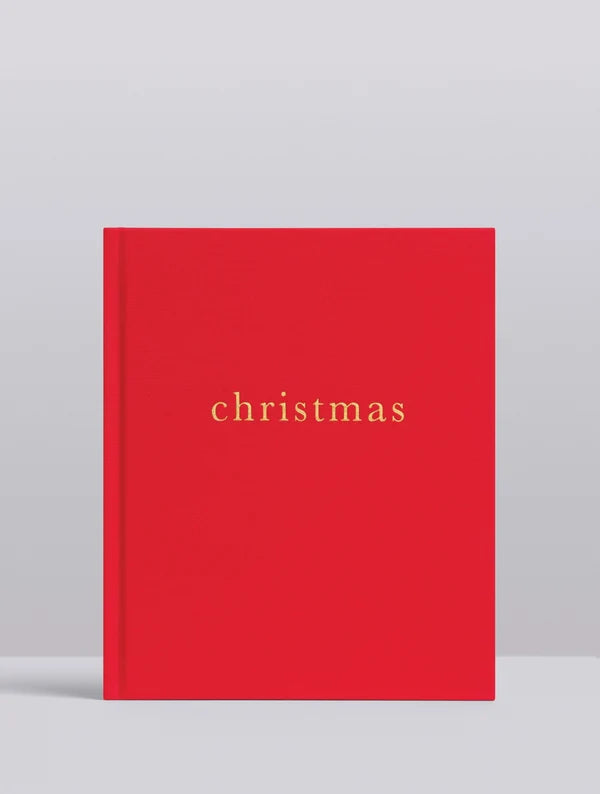 Christmas. Family Christmas Book. Red.