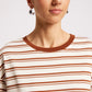 Paloma Striped Dress - Dune/White