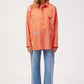 Mykonos Embroidered Stripe Shirt - Pink