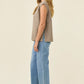 Miru Crew Knit Vest Stone