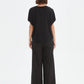 Bubble Sleeve Tee - Black