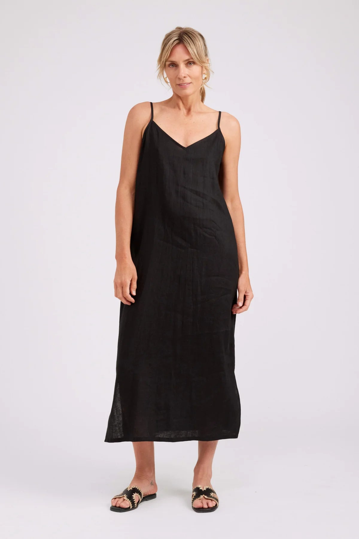 Studio Tank Maxi Dress - Black