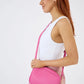 Vegan Leather Sandy Springs Crossbody - Bubblegum