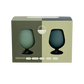 sage + olive | stemm | silicone unbreakable wine glasses