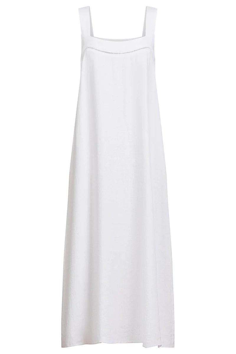 Miramar Tank Maxi Dress - White