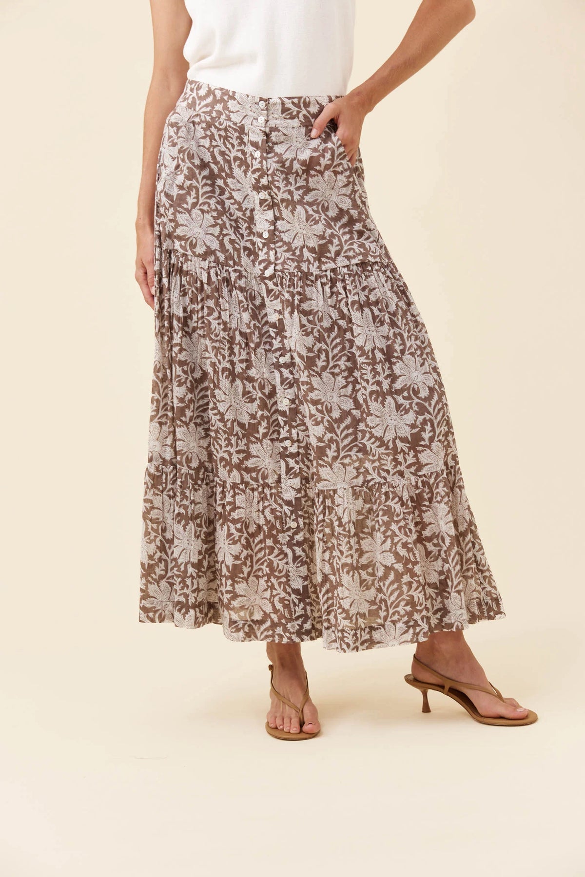Wilma Skirt - Taupe