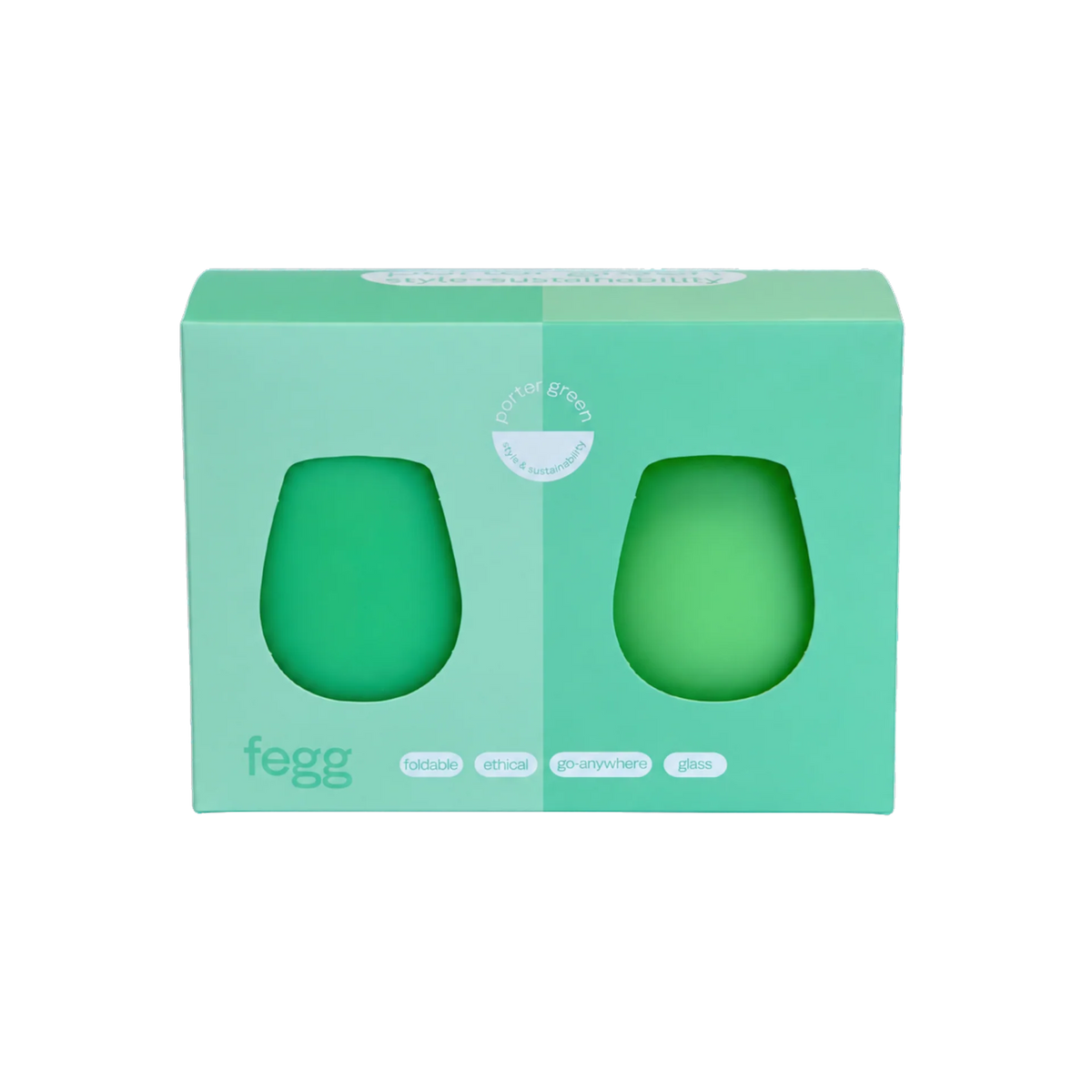 gerbera + leaf | fegg | silicone unbreakable glasses