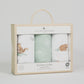 3 Pack Organic Wash Cloths - Australiana