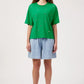 Elba Heart Embellished Tshirt - Green