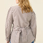 Quinn Wrap Shirt - Chocolate