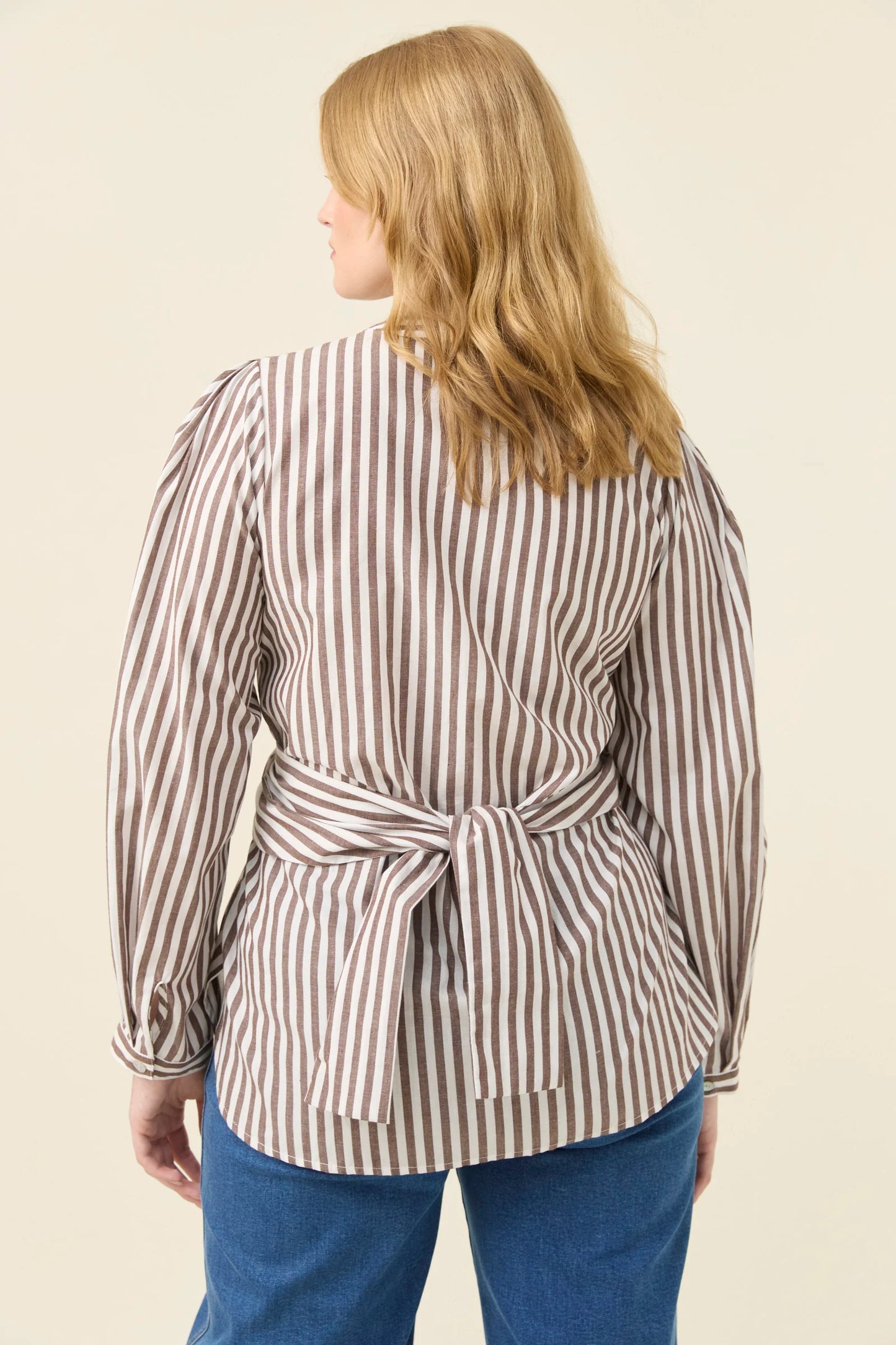 Quinn Wrap Shirt - Chocolate