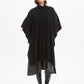 Crossover Wrap Knit - Charcoal (One Size)
