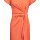 Francia Tie Dress - Coral