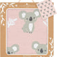 Australiana Baby Blanket - Koala/Blush