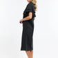 Lainie Flutter Dress Black