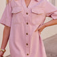 Bonnie Relaxed Shirt Dress - Blossom Pik