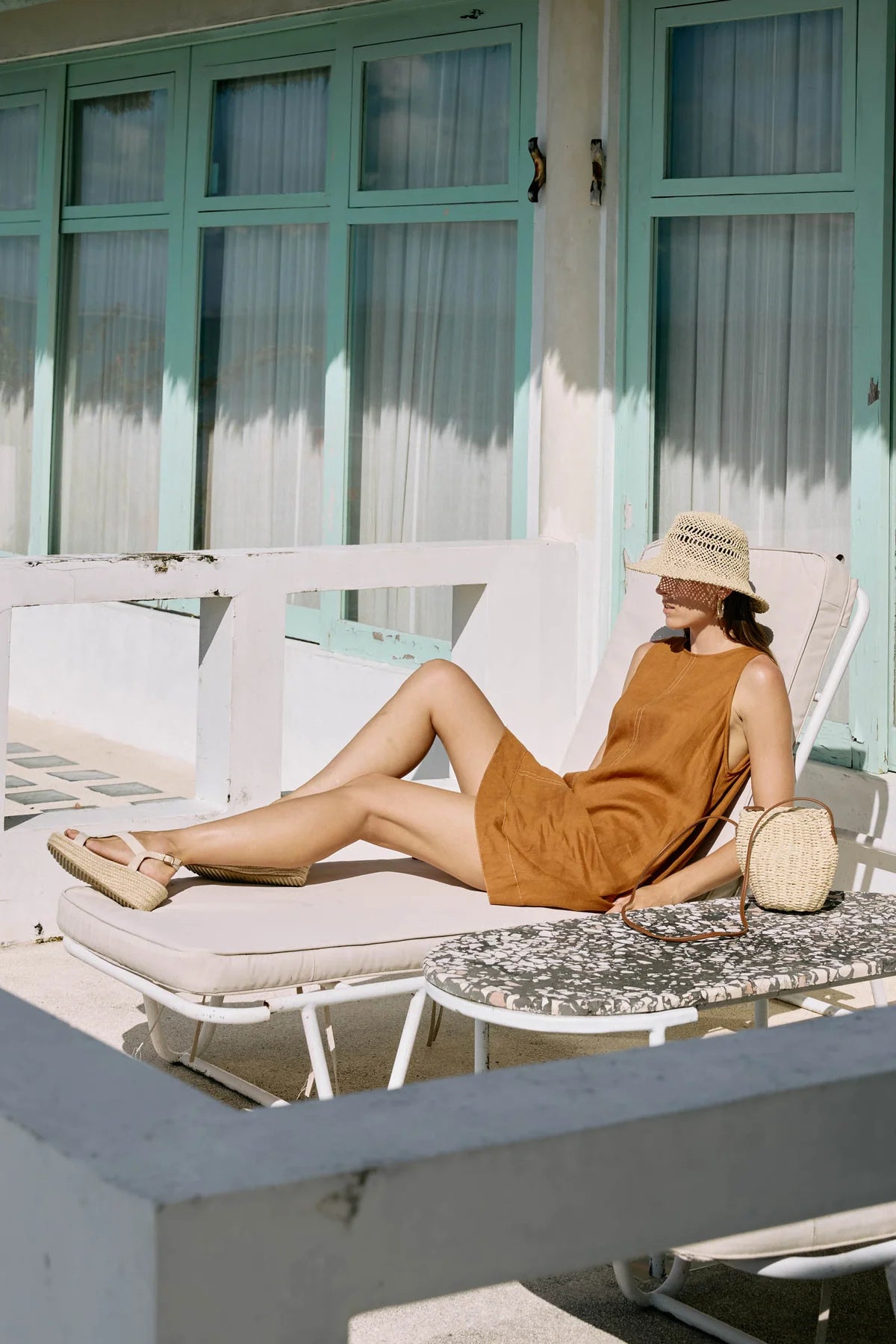 Miramar Tank Dress - Caramel