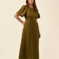 Anita Maxi Dress - Olive