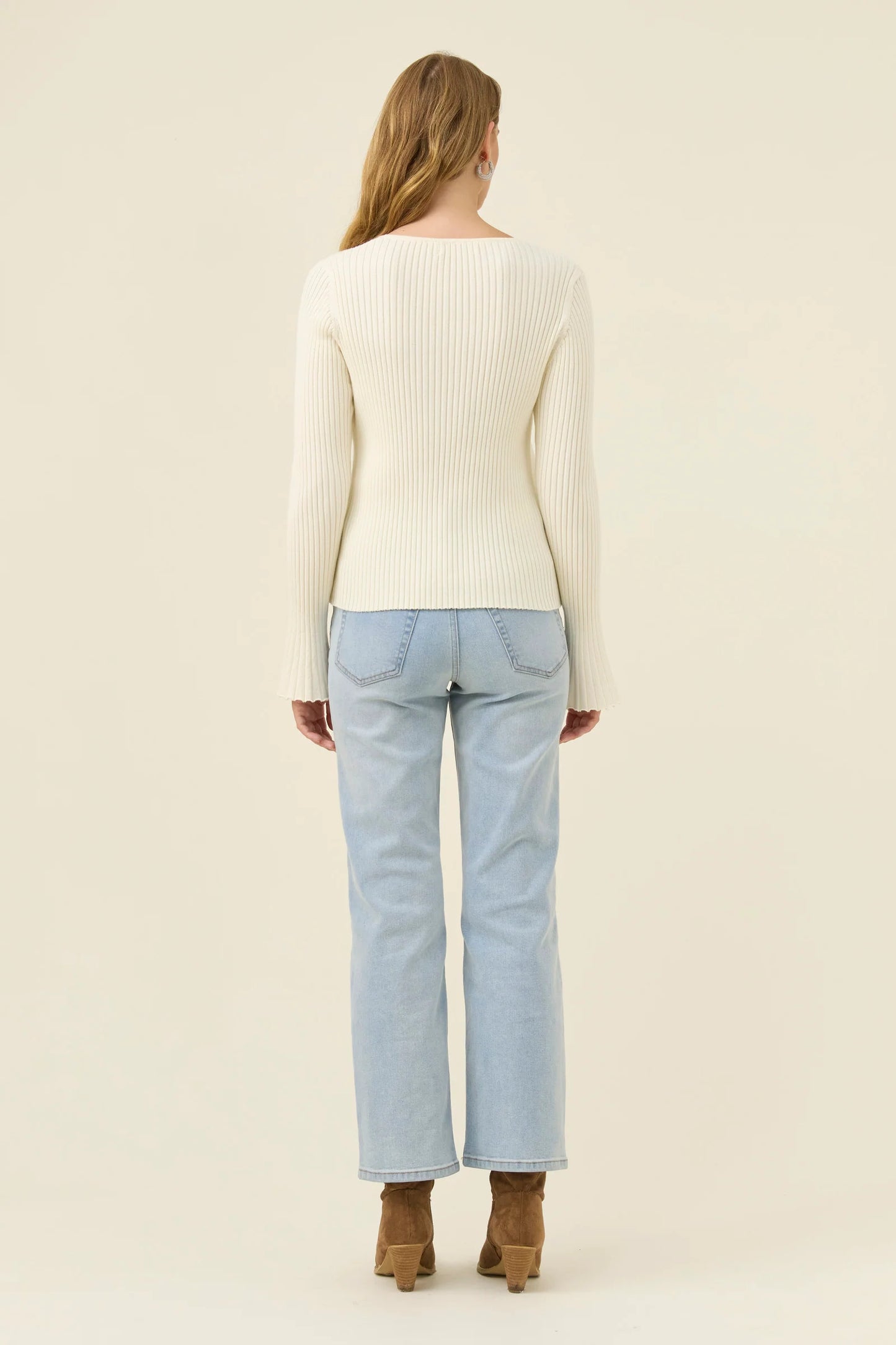 Darby Knit Top Ivory