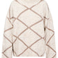 Mckenna Diamond Jumper - Ivory