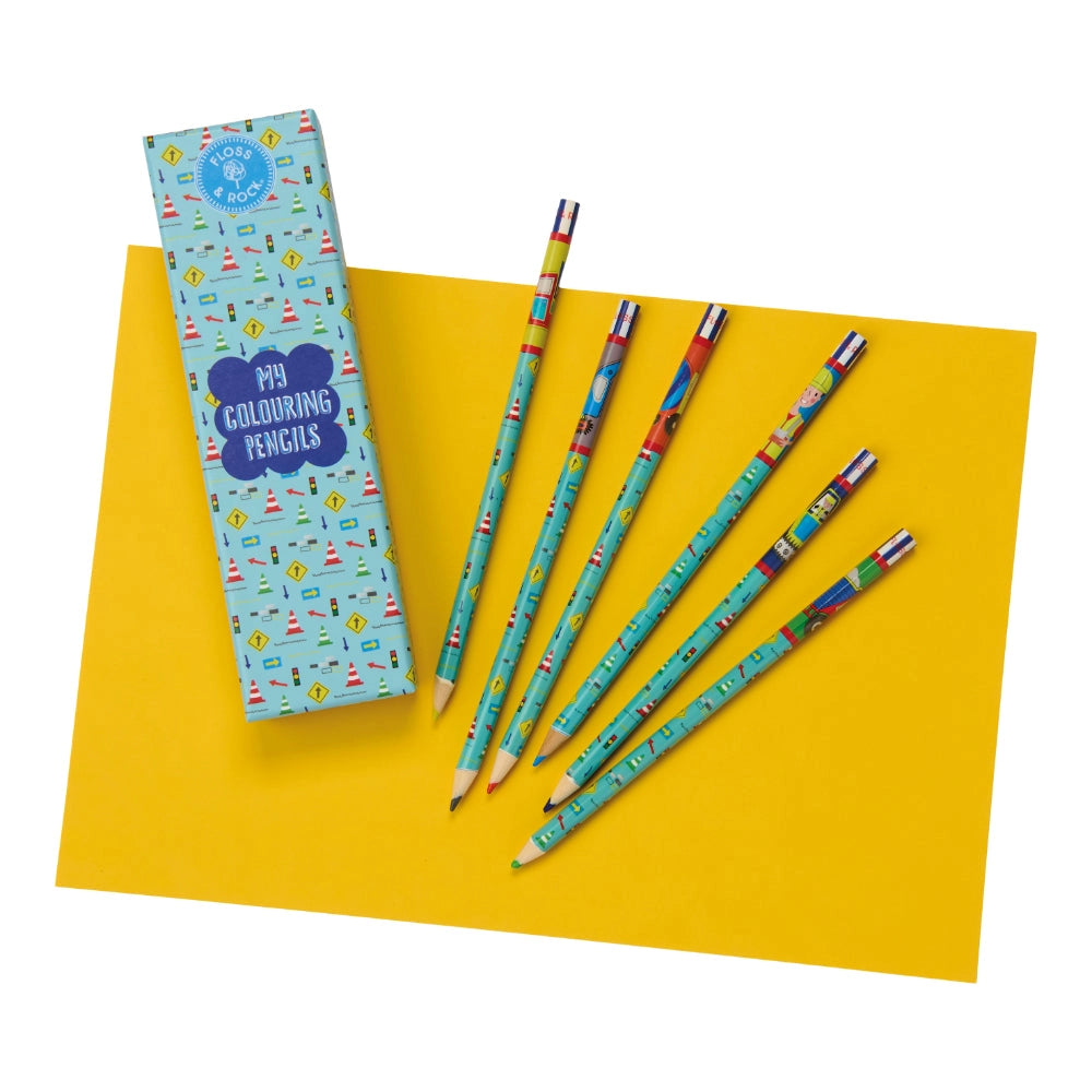 Floss & Rock My Colouring Pencils - Construction