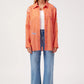 Mykonos Embroidered Stripe Shirt - Pink