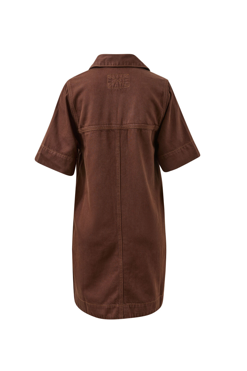Bonnie Relaxed Shirt Dress  /  Chocolate