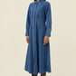 Sloane Denim Maxi Dress - Check