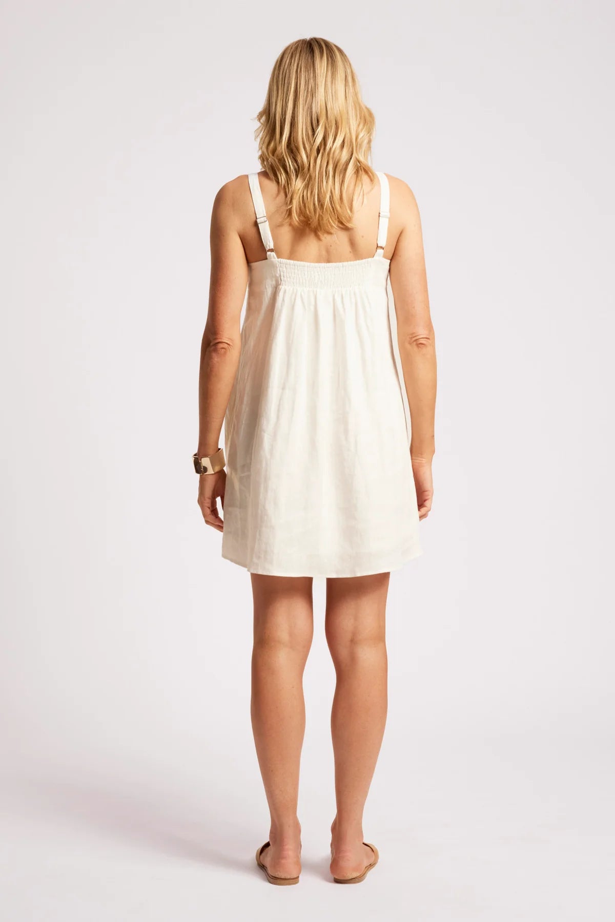 Cove Tank Dress - White