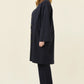 Farida Convertible Coat - Navy