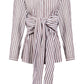 Quinn Wrap Shirt - Chocolate
