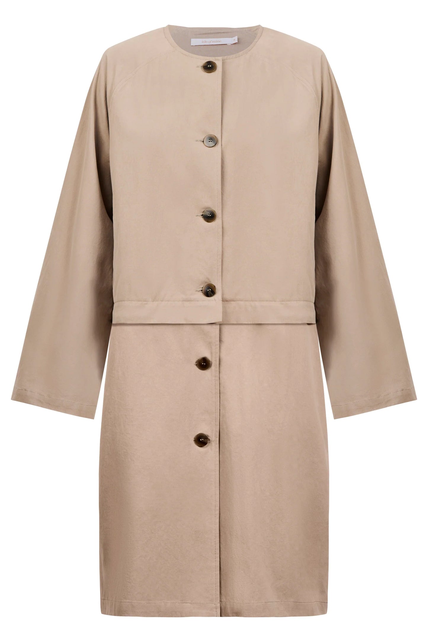 Farida Convertible Coat - Stone