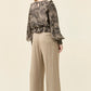 Grace Frill Top Paisley
