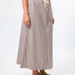 Lena Skirt - Chocolate Stripe