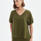 Bishop Sleeve Top - Olive
