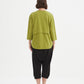 Curved Seam Top - Chartreuse