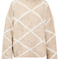 Mckenna Diamond Jumper - Stone