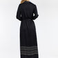 Lorena Print Dress - Black