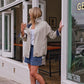 DARCY RELAXED EVERYDAY SHORT/WASHED INDIGO