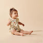 Summer Garden Organic Ruffle Zipsuit